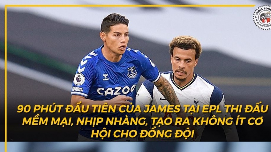 Biếm họa 24h: James Rodriguez ra mắt ấn tượng ở Ngoại hạng Anh